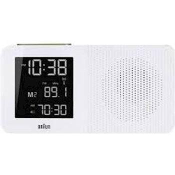 BRAUN BNC010WH-RC RADIOSTYRET VÆKKEUR MED RADIO, HVID