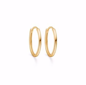 Guldørering - 8 kt. creol - 19mm x 1,5mm