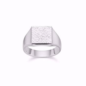 Arne Nordlie herrering i sølv med sort rhodium