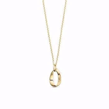 Guld & Sølv Design 8 karat guldvedhæng med 45 cm kæde
