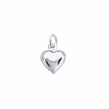 Aagaard sterling sølv hjerte vedhæng, 7x8 mm