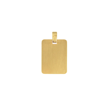 Aagaard 8 kt. guld "Dogtag" vedhæng, 15,5 x 21 mm