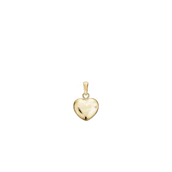 14 karat guld hjerte vedhæng fra Aagaard, 8 x 9 mm