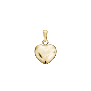 8 karat guld hjerte vedhæng Aagaard, 14 x 15 mm