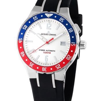 Jacques Lemans Hybromatic Rustfri stål Automatik herre ur, model 1-2109B