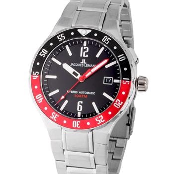 Jacques Lemans Hybromatic Rustfri stål Automatik herre ur, model 1-2109F