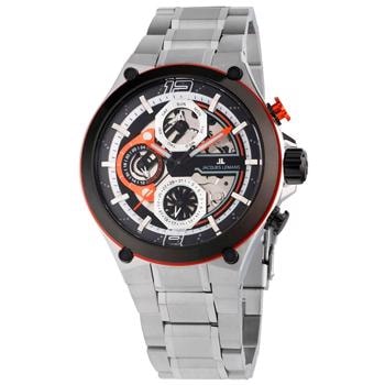 Jacques Lemans Manchester Multifunktion Stål Batteridrevet quartz herre ur, model 1-2150E