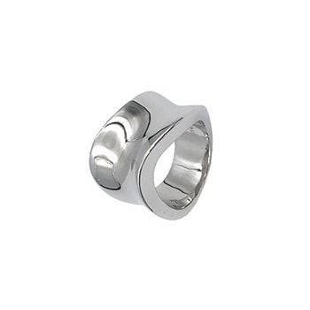 Rhodineret sterling sølv  Fingerring fra Lotte og Gitte
