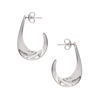 Sterling sølv TWISTED øreringe