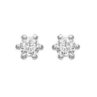 Støvring Design 925 sterling sølv ørestikker, 3,5 mm zirkonia med blank overflade, model 10223098