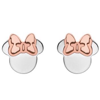 Disney's Minnie Mouse i sølv med en rosa sløjfe