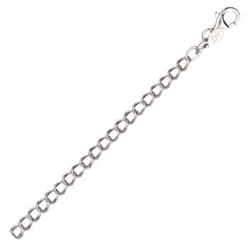 Sterling sølv Bismarck halskæde, 42-45 cm