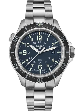 Traser P67 T25 SuperSub Blue – Eksklusivt schweizisk dykkerur i stål, Ø46mm