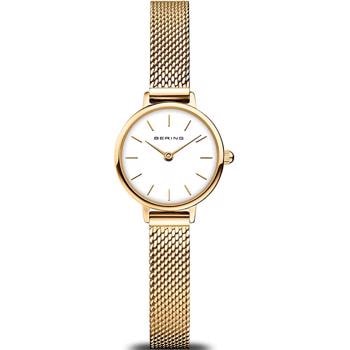 Bering Classic Forgyldt stål Quartz dame ur, model 11022-334