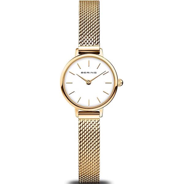 Bering Classic Forgyldt stål Quartz dame ur, model 11022-334