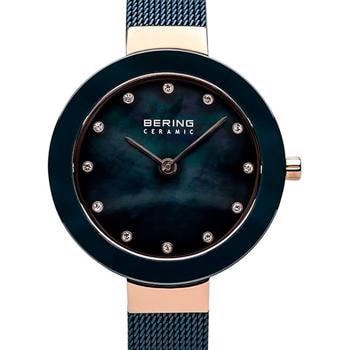 Titanium Stål og Ceramic quartz dame ur fra Bering, 11429-367