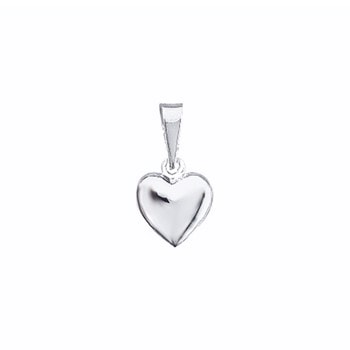 Aagaard sterling sølv hjerte vedhæng, 8x9 mm