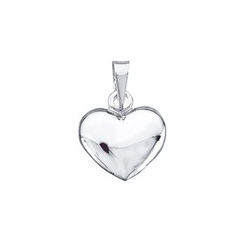 Aagaard sterling sølv hjerte vedhæng, 11x13 mm