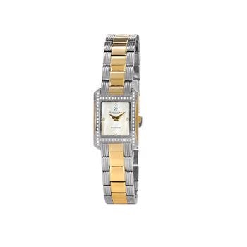Christina Collection Lady Collection Forgyldt stål og stål med diamanter 0,14 carat på lynetten Schweizisk quartz dame smykkeur