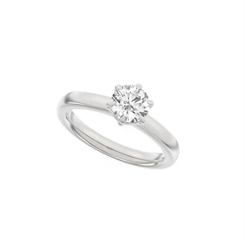 14 kt hvidguld Modern Luxury by Siersbøl, med i alt 1,0 ct Top Wesselton / SI