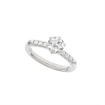 14 kt hvidguld Modern Luxury by Siersbøl, med i alt 1,4 ct Top Wesselton / SI