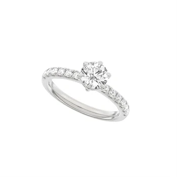 14 kt hvidguld Modern Luxury by Siersbøl, med i alt 1,4 ct Top Wesselton / SI