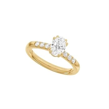 14 kt rødguld Modern Luxury by Siersbøl, med i alt 1,4 ct Top Wesselton / SI