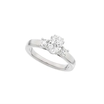 14 kt hvidguld Modern Luxury by Siersbøl, med i alt 1,33 ct Top Wesselton / SI