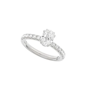 14 kt hvidguld Modern Luxury by Siersbøl, med i alt 1,4 ct Top Wesselton / SI
