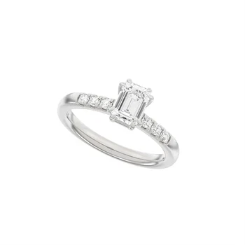 14 kt hvidguld Modern Luxury by Siersbøl, med i alt 1,4 ct Top Wesselton / SI