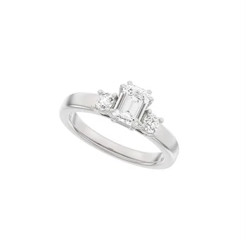 14 kt hvidguld Modern Luxury by Siersbøl, med i alt 1,33 ct Top Wesselton / SI