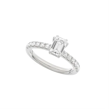 14 kt hvidguld Modern Luxury by Siersbøl, med i alt 1,4 ct Top Wesselton / SI