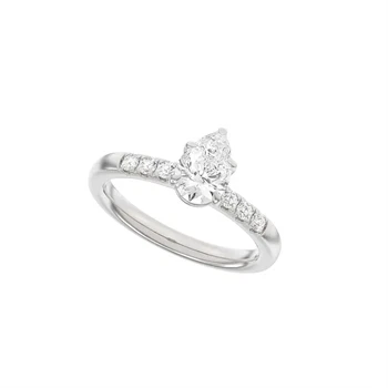 14 kt hvidguld Modern Luxury by Siersbøl, med i alt 1,4 ct Top Wesselton / SI