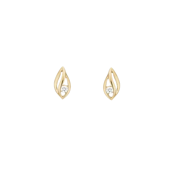 14KT ØRESTIK M/SY.ZIRCONIA, fra Aagaard