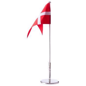 Barnedåb Forkromet Flagstang med blank fod - 40cm