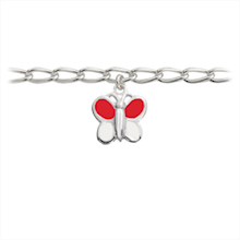 SmykkeLine 925 sterling sølv armbånd, Sommerfugl med blank overflade, model 15023210