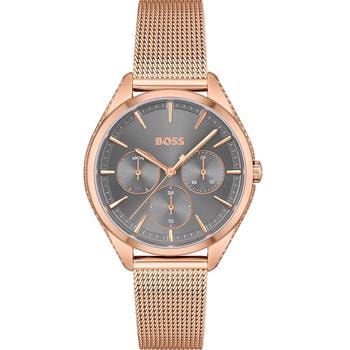Hugo Boss Saya Forgyldt stål Batteridrevet quartz Dame ur, model 1502639