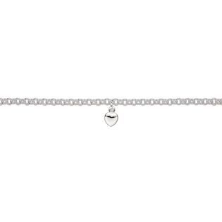 Støvring Design sterling sølv armbånd, hjerte med blank overflade, model 15190928