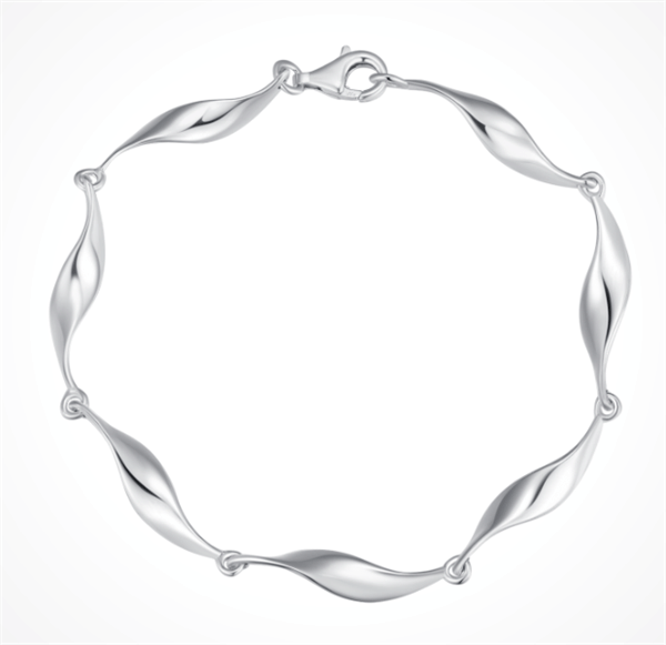 Sølv armbånd, fra Støvring Design
