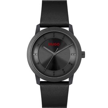 Hugo Boss Ensure Sort stål Batteridrevet quartz herre ur, model 1530273