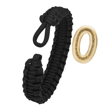 sort armbånd med forgyldt G06 lås, From Soldier To Soldier