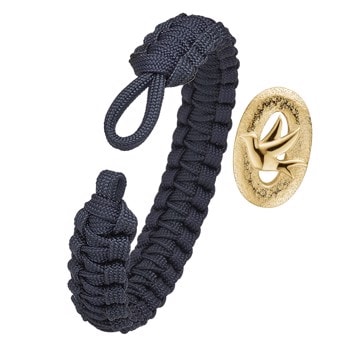 blåt armbånd med forgyldt G01 lås, From Soldier To Soldier