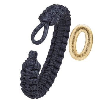 blåt armbånd med forgyldt G06 lås, From Soldier To Soldier