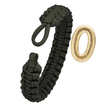 Army grønt armbånd med sølv G06 lås, From Soldier To Soldier