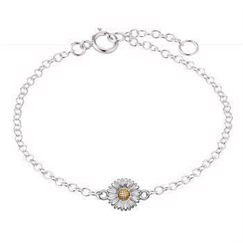 Aagaard sterling sølv/forgyldt Marguerit Kids armbånd