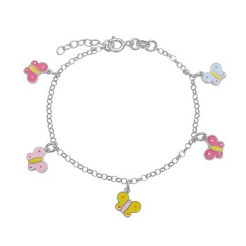 Aagaard Sterling sølv Armbånd, Butterflies
