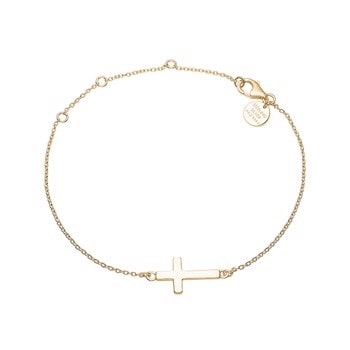 Aagaard forgyldt sølv armbånd med poleret overflade