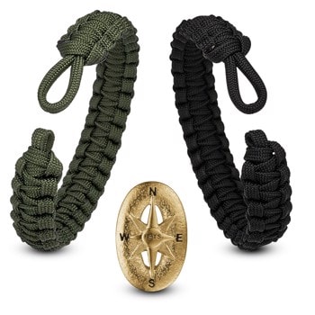 forgyldt sølv armbånds Kampagne sæt-en lås og to armbånd-, From Soldier To Soldier med forgyldt lås