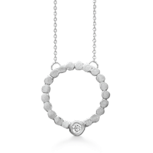 Støvring Design sterling sølv Collier,  med mat overflade, model 16212076