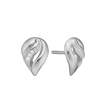 Aagaard Sterling sølv Ørestikkere med Cubic Zirkonia